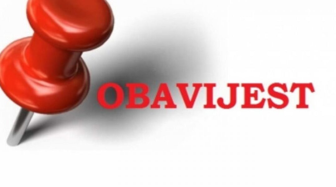 OBAVIJEST RODITELJIMA BUDUĆIH PRVAŠA
